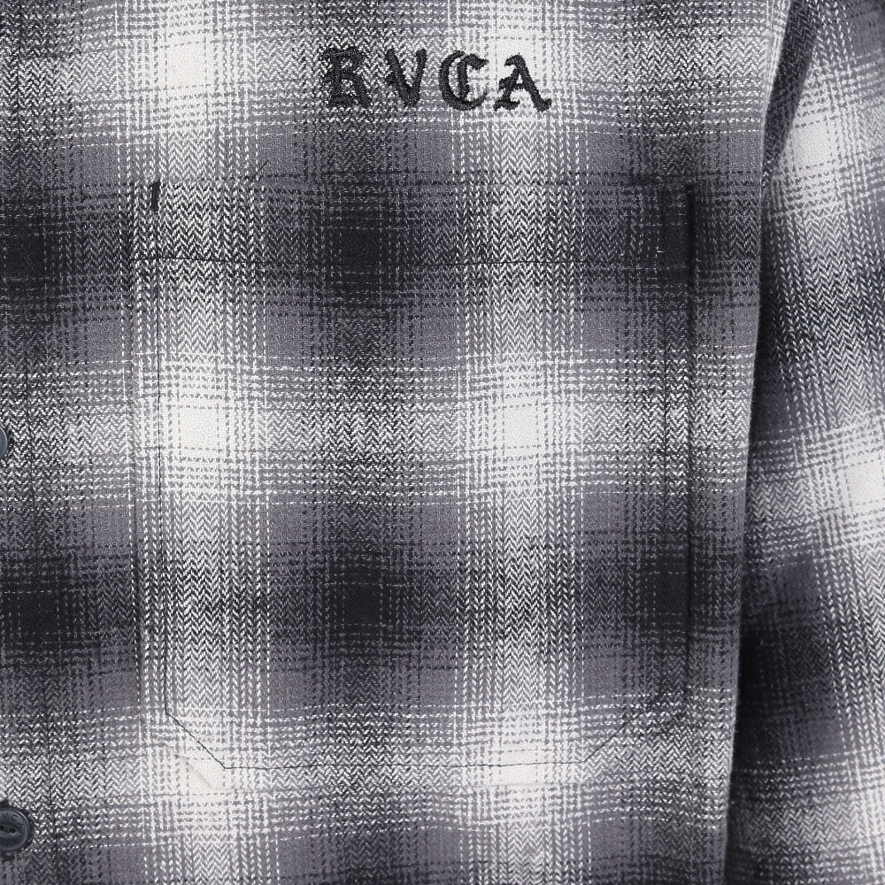 ルーカ（RVCA）（メンズ）WOLD WIDE 長袖シャツ BF042101 BLK