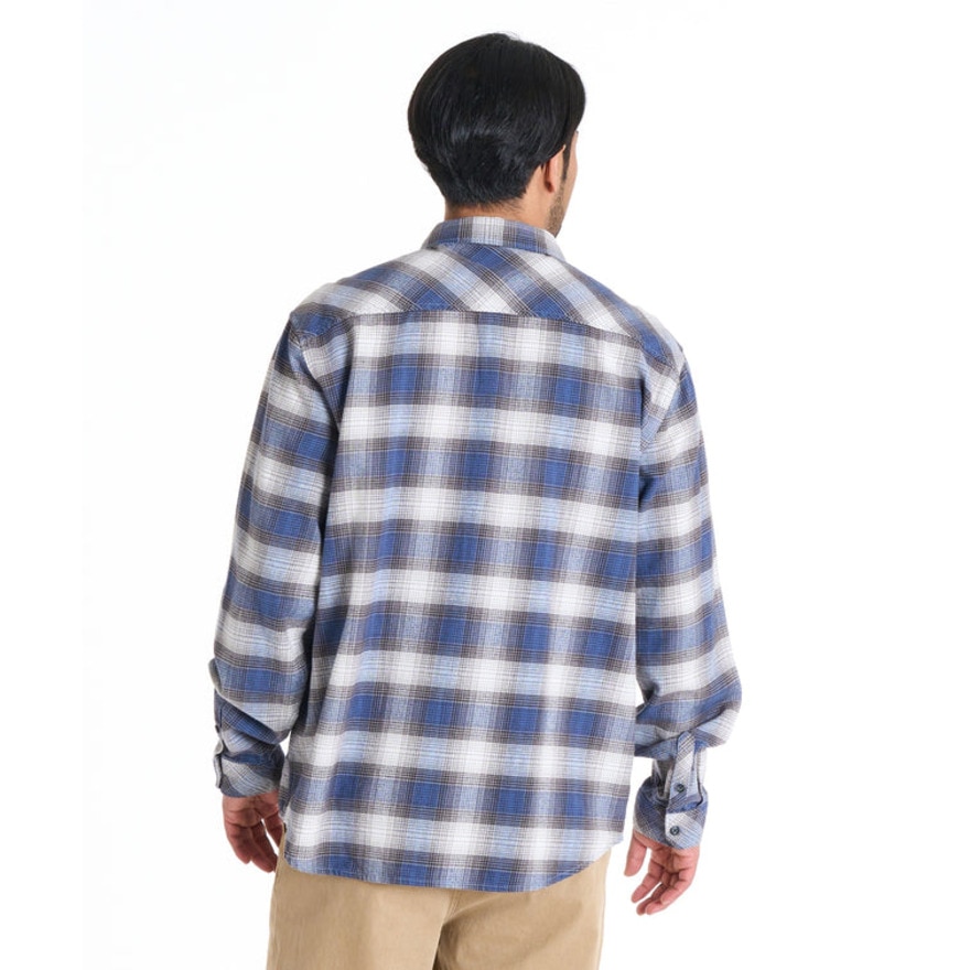 ビラボン（BILLABONG）（メンズ）COASTLINE 長袖シャツ BF012115 BLU
