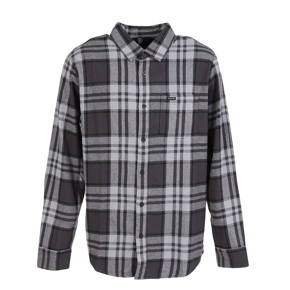 ボルコム（Volcom）（メンズ）LELAND FLANNEL 長袖シャツ A0502402-NVY