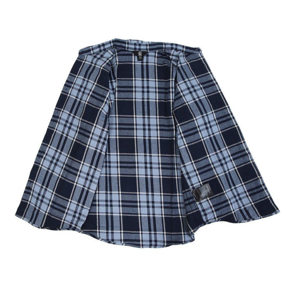 ボルコム（Volcom）（メンズ）LELAND FLANNEL 長袖シャツ A0502402-NVY