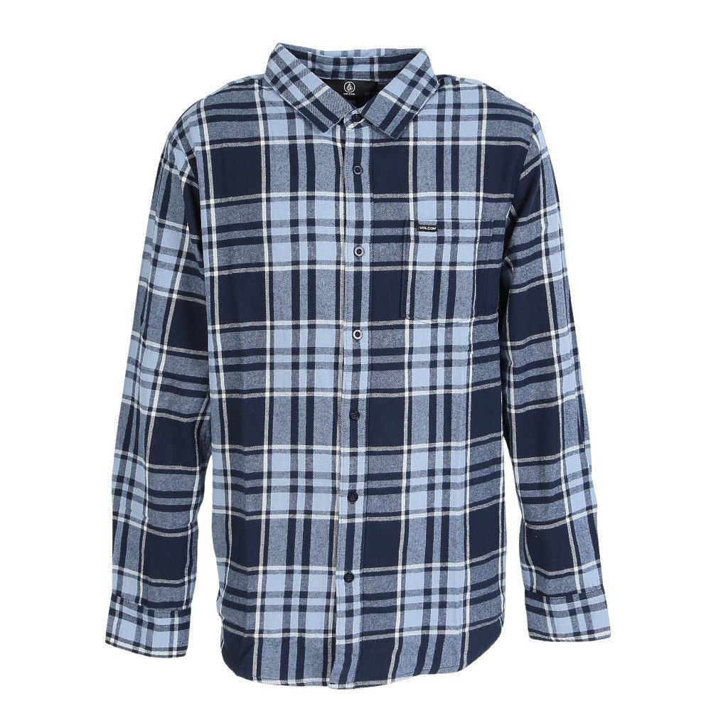 ボルコム（Volcom）（メンズ）LELAND FLANNEL 長袖シャツ A0502402-NVY