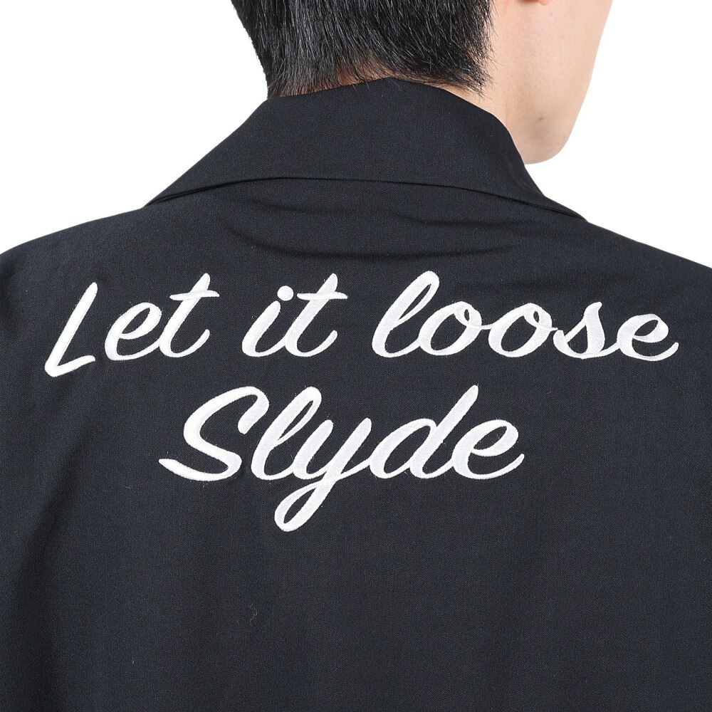 スライド（SLYDE）（メンズ）BOWLING シャツ 22SS SLYM001-BLK