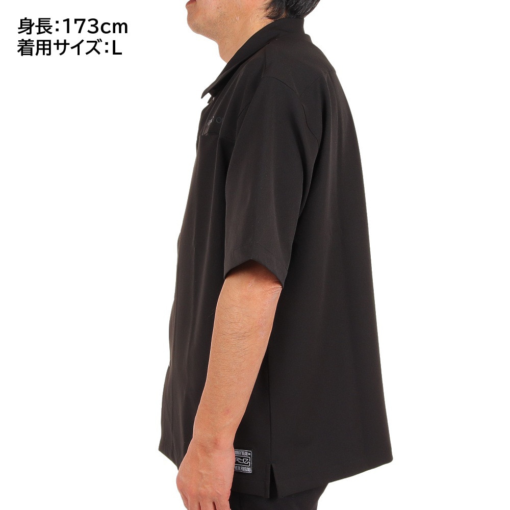 ライズ（RYZ）（メンズ）半袖シャツ メンズ MFX RZ10EG23SS0016 BLK