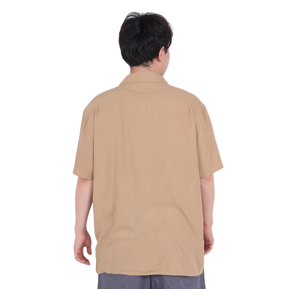 ルーカ（RVCA）（メンズ）シャツ 半袖 ベージュ LOOSE BOWLING ショートスリーブ シャツ BE041129 BGE