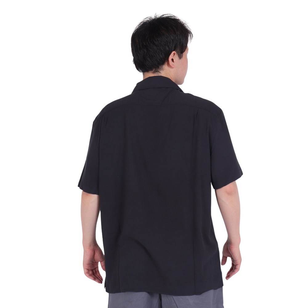 ルーカ（RVCA）（メンズ）シャツ 半袖 ブラック LOOSE BOWLING ショートスリーブシャツ BE041129 BLK