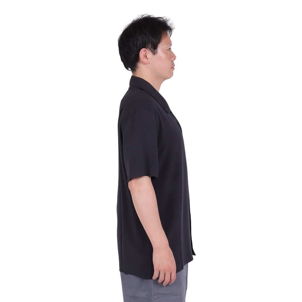 ルーカ（RVCA）（メンズ）シャツ 半袖 ブラック LOOSE BOWLING ショートスリーブシャツ BE041129 BLK