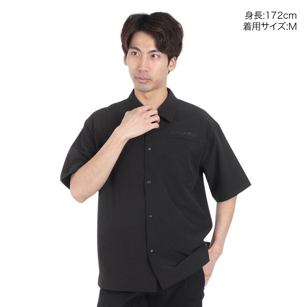 ライズ（RYZ）（メンズ）半袖シャツ RZ10EG24SS0008 BLK
