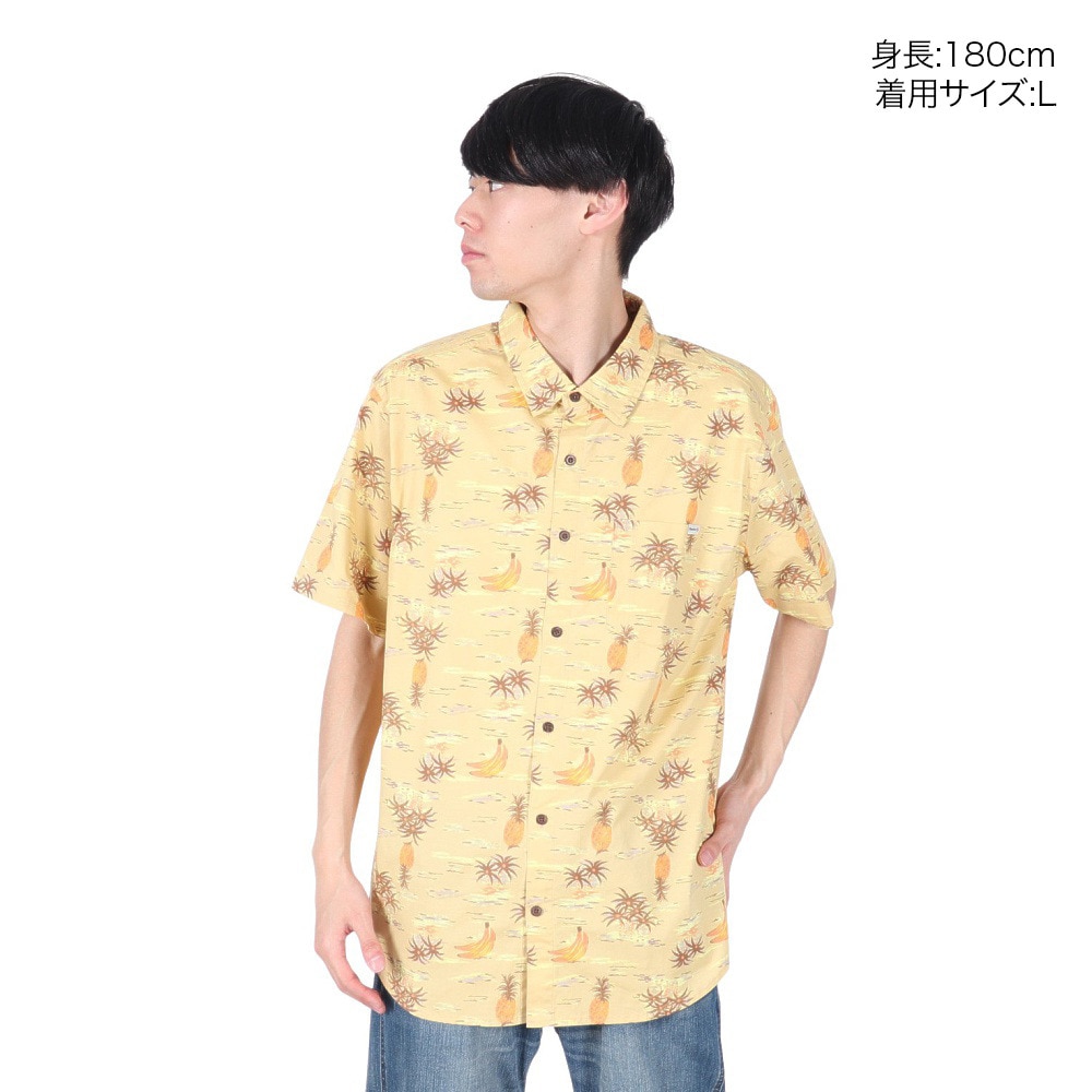 ハーレー（HURLEY）（メンズ）ワン アンド オンリー リドー ストレッチ 半袖シャツ MVS0005570-H715
