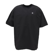 (メンズ)ファントム ウーブン アイコン オーバーサイズド 半袖Tシャツ MUSS251021-BLK