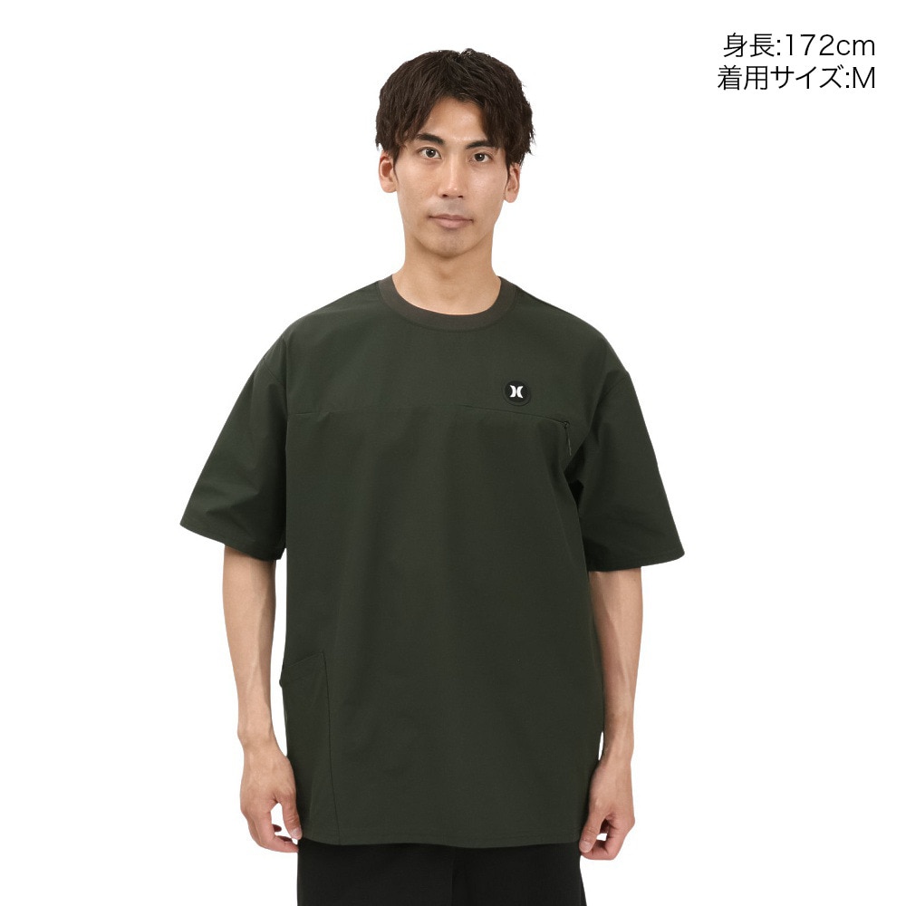 ハーレー（HURLEY）（メンズ）ファントム ウーブン アイコン オーバーサイズド 半袖Tシャツ MUSS251021-TME