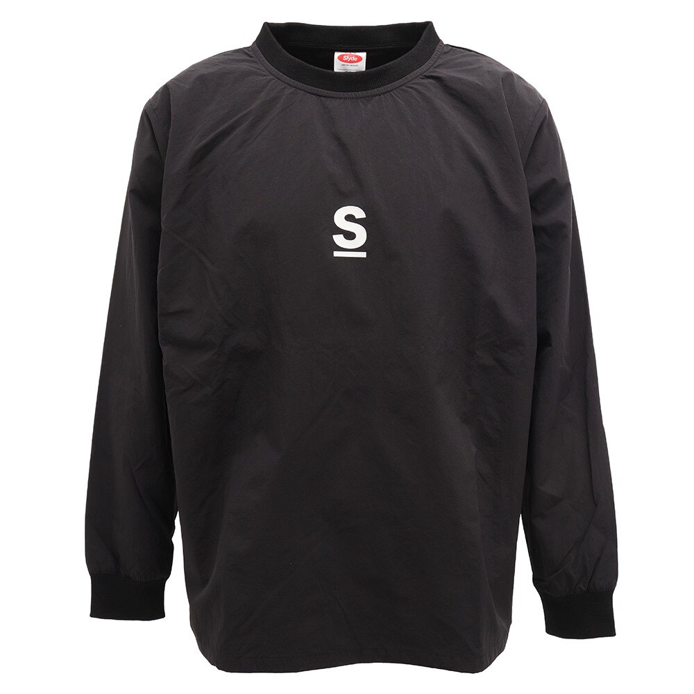  Sロゴ ナイロン長袖Tシャツ sl202002105-BLK