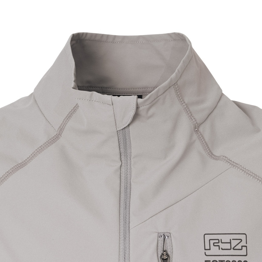 ライズ（RYZ）（メンズ）ハーフジップ シャツ RZ10CD25FW0005 GRY