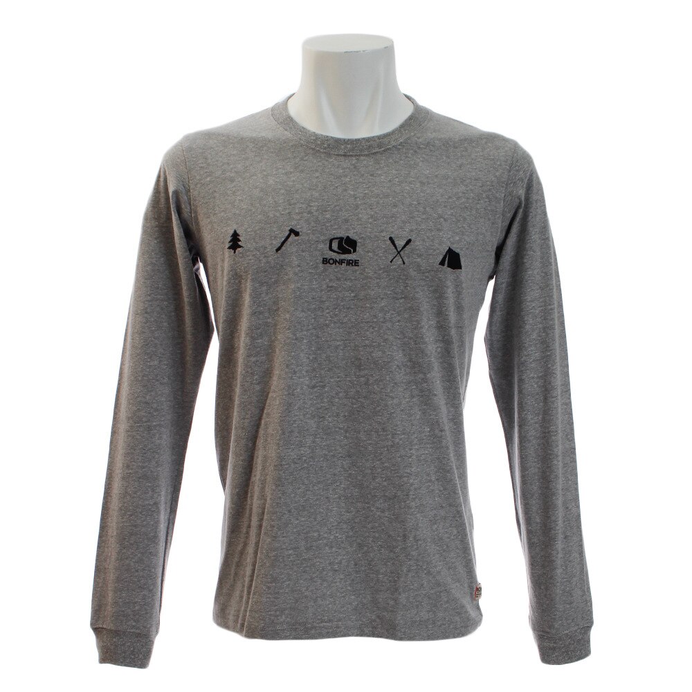  Tシャツ メンズ 長袖 ACTIVITIES 10BNF8CD2025 GRY オンライン価格