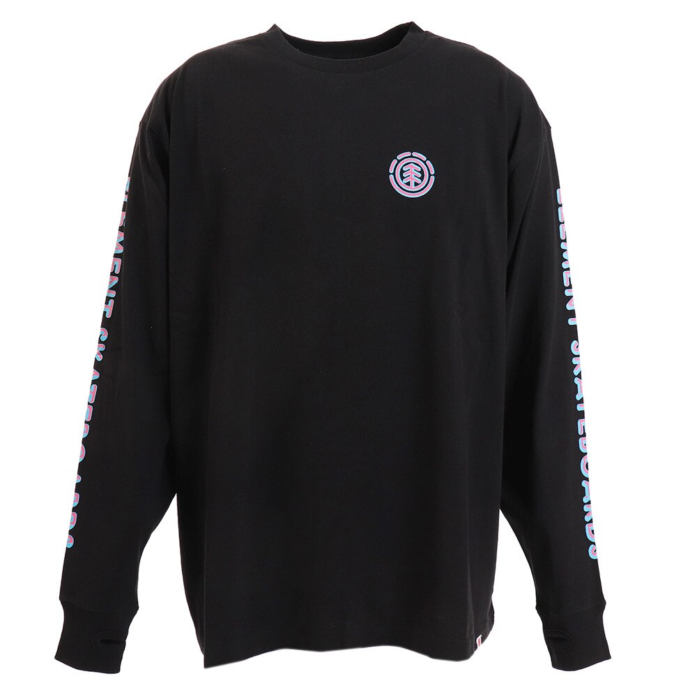 Tシャツ メンズ 長袖 CHROME ビッグ AJ022061 BLK オンライン価格