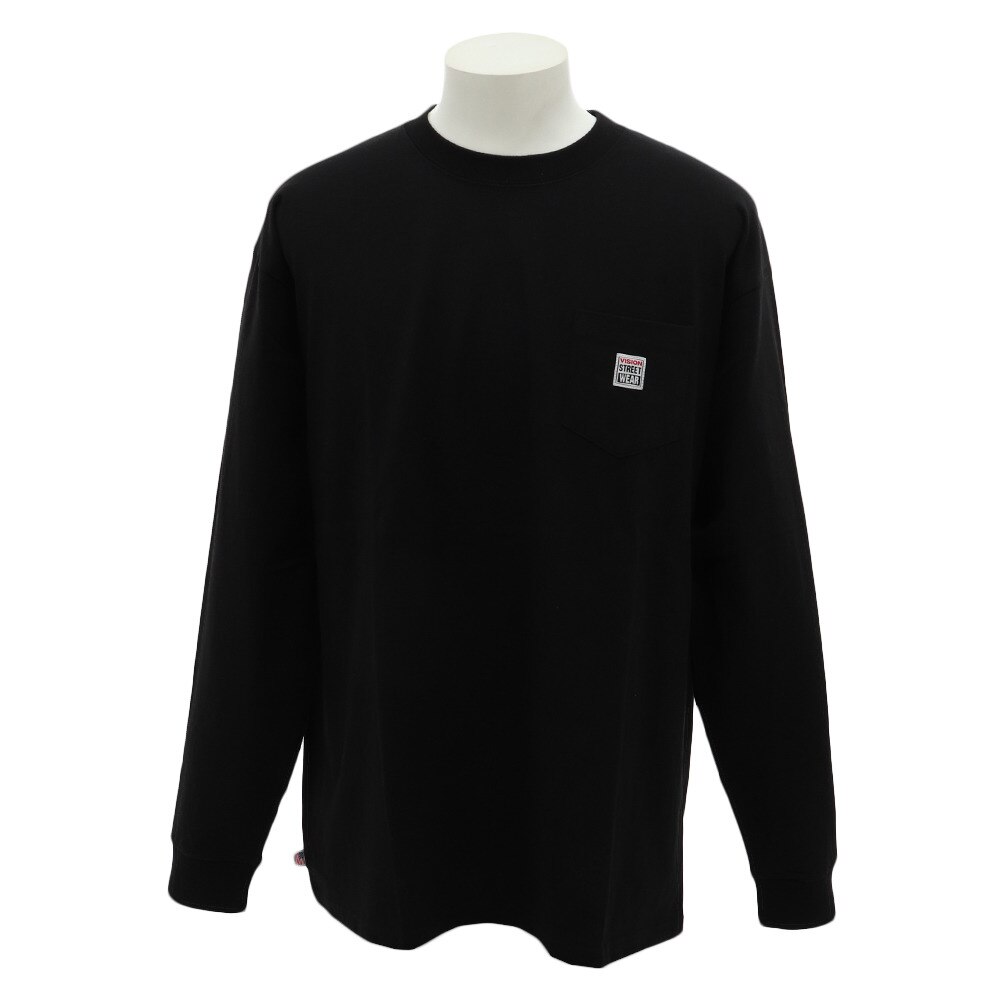 Tシャツ メンズ 長袖 米綿 9723140-01BLK オンライン価格