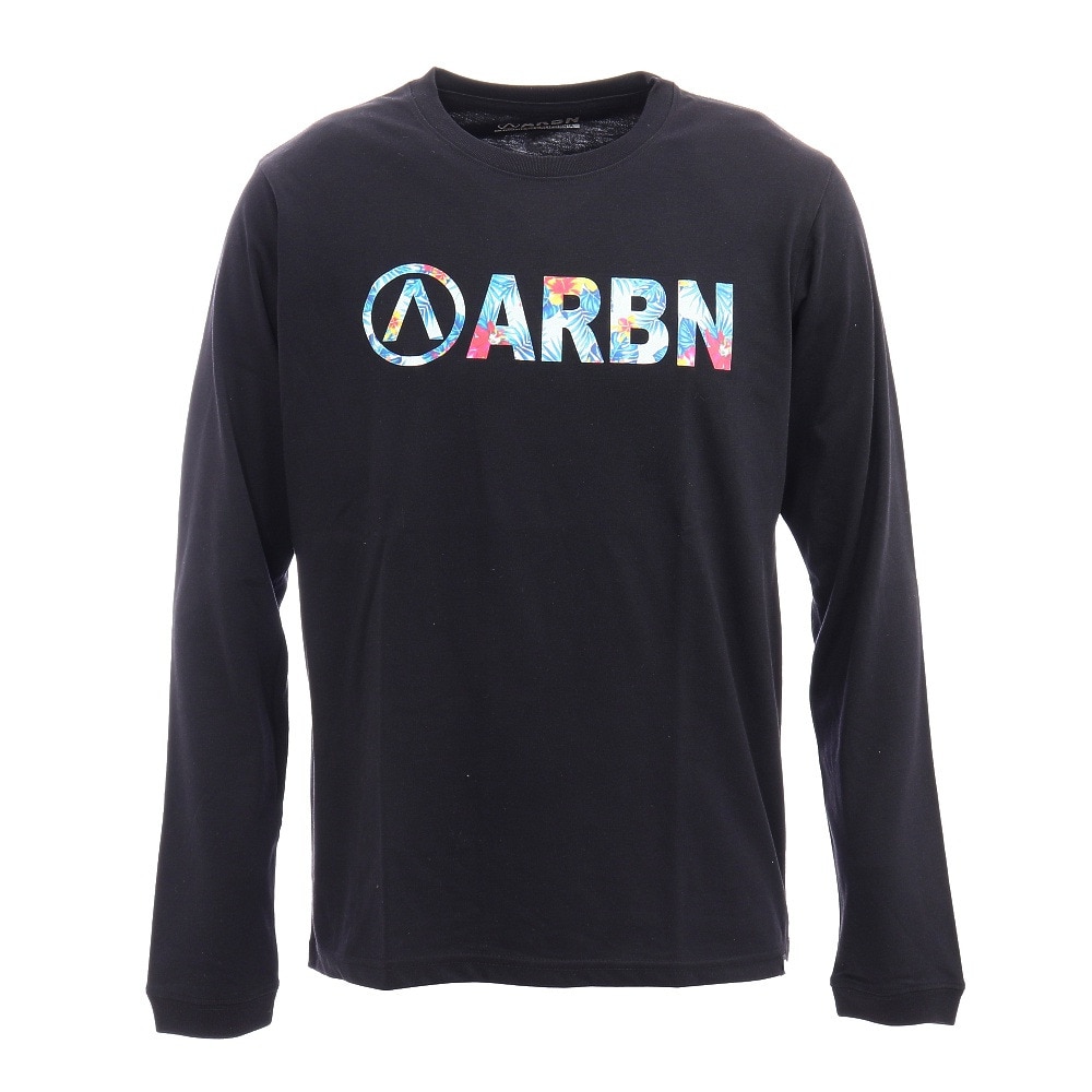 Tシャツ メンズ 長袖 BOTANICAL LOGO AB03AW1215 BLK オンライン価格