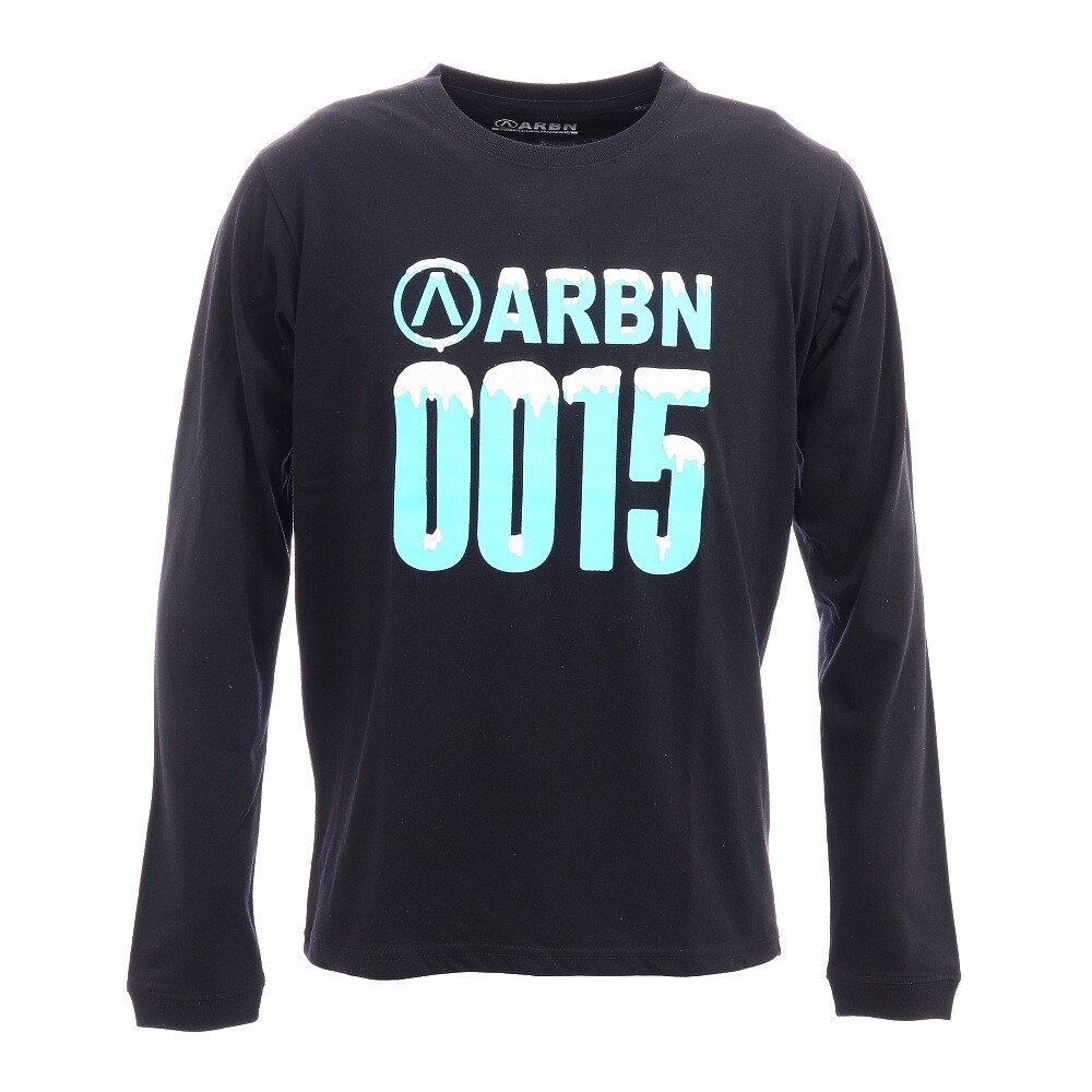  Tシャツ メンズ 長袖 SNOW MELT AB03AW1218 BLK オンライン価格