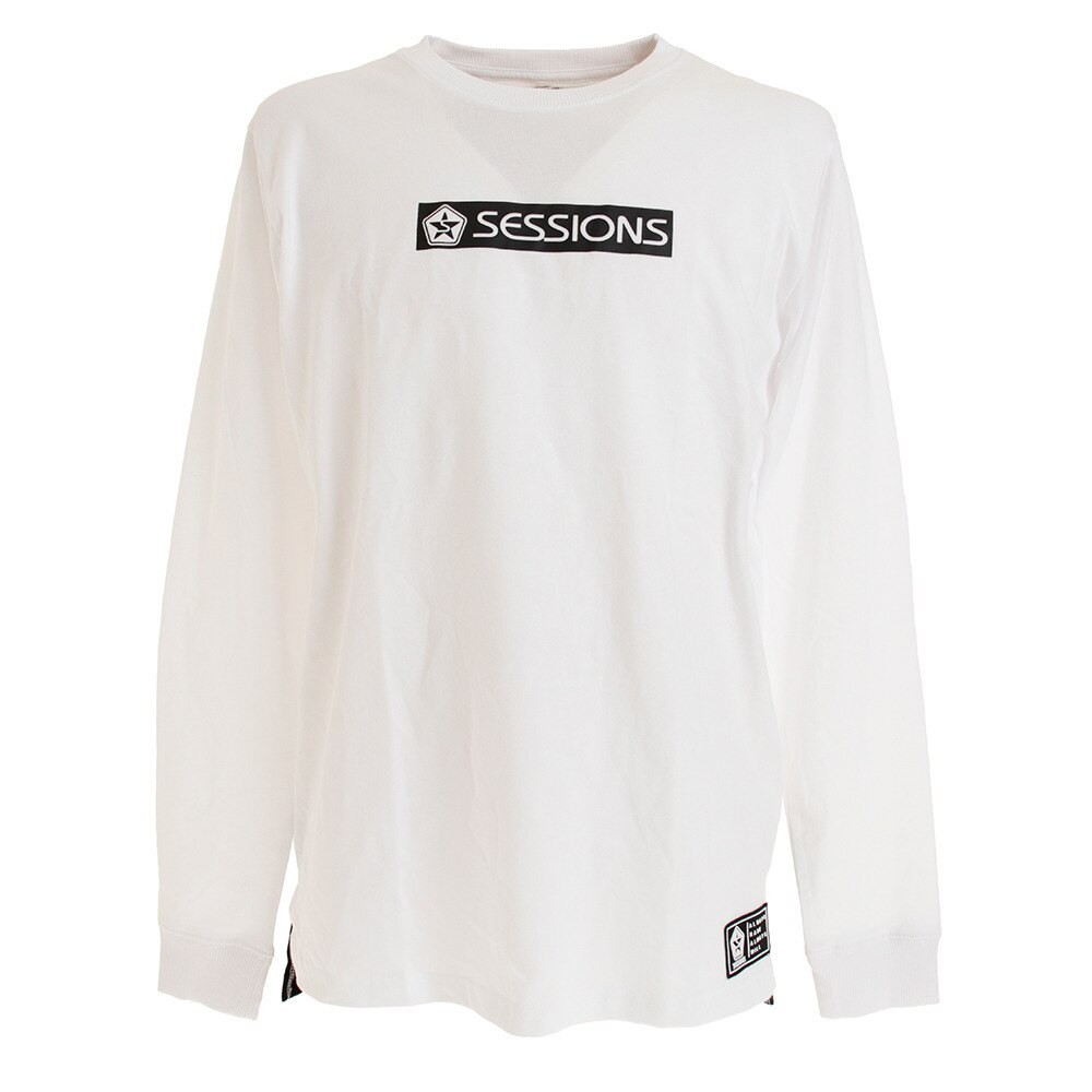 Tシャツ メンズ 長袖 BAR ロゴ 207090 WHT オンライン価格