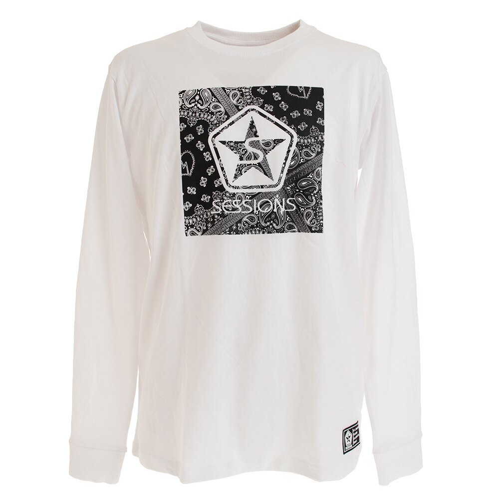 Tシャツ メンズ 長袖 BOX ロゴ 207091 WHT オンライン価格
