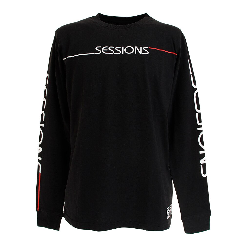  Tシャツ メンズ 長袖 SLEEVE ロゴ 207092 BLK オンライン価格