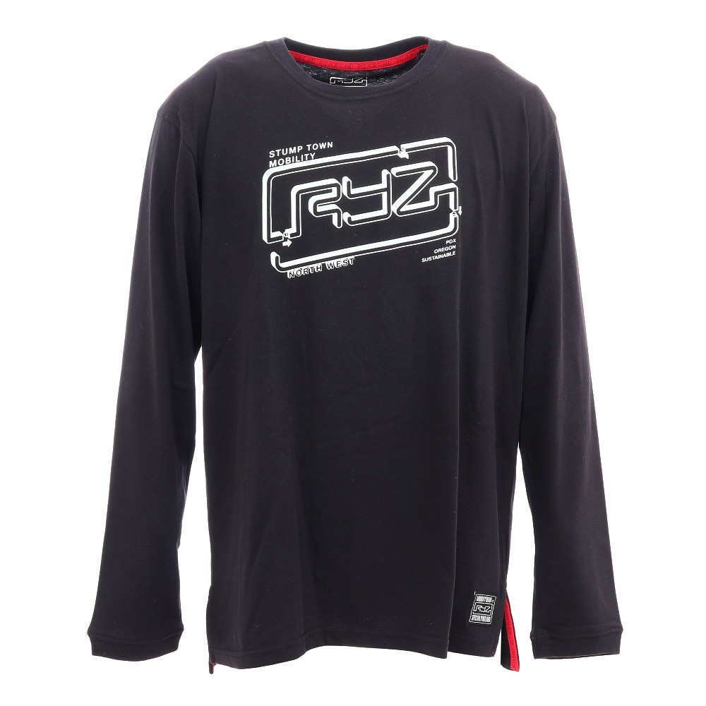 Tシャツ メンズ 長袖 MOLDING 869R9CD8730 BLK 