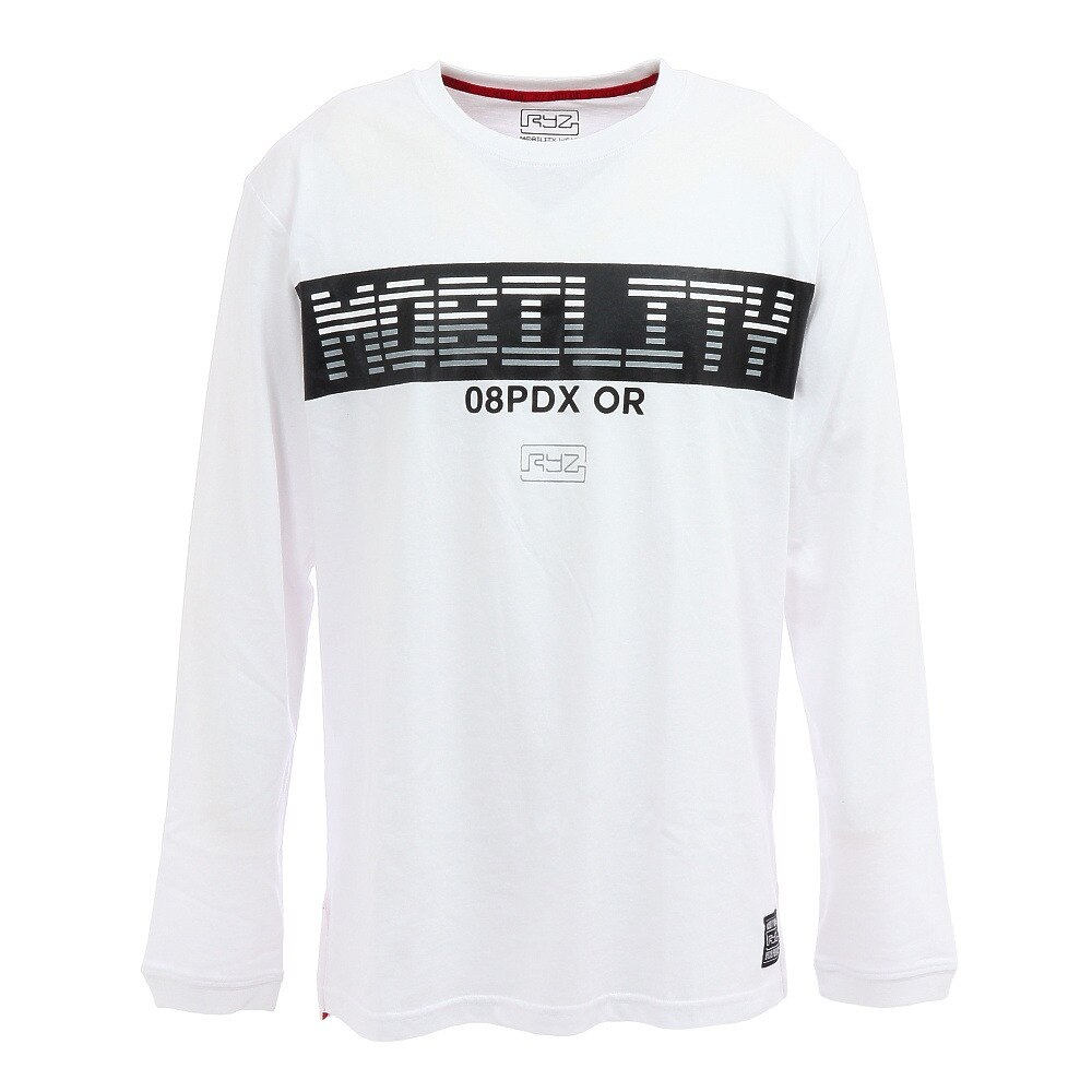 Tシャツ メンズ 長袖 MOBILITY 869R9CD8731 WHT 