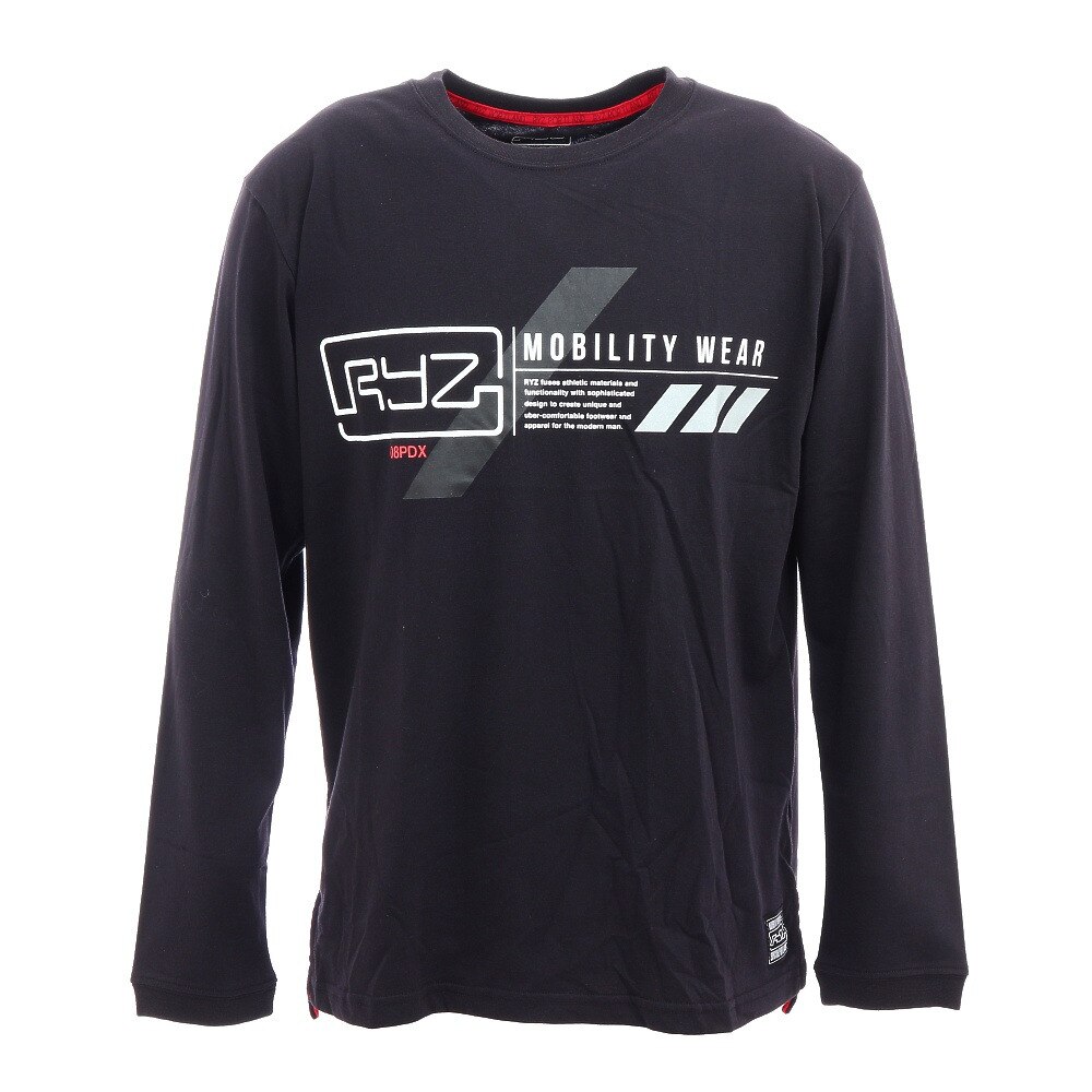 Tシャツ メンズ 長袖 COURIER 869R9CD8733 BLK 