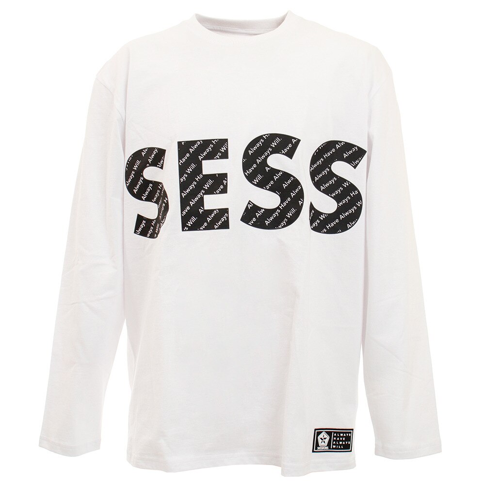  Tシャツ メンズ 長袖 BIG TYPO ロゴ 207115 WHT オンライン価格