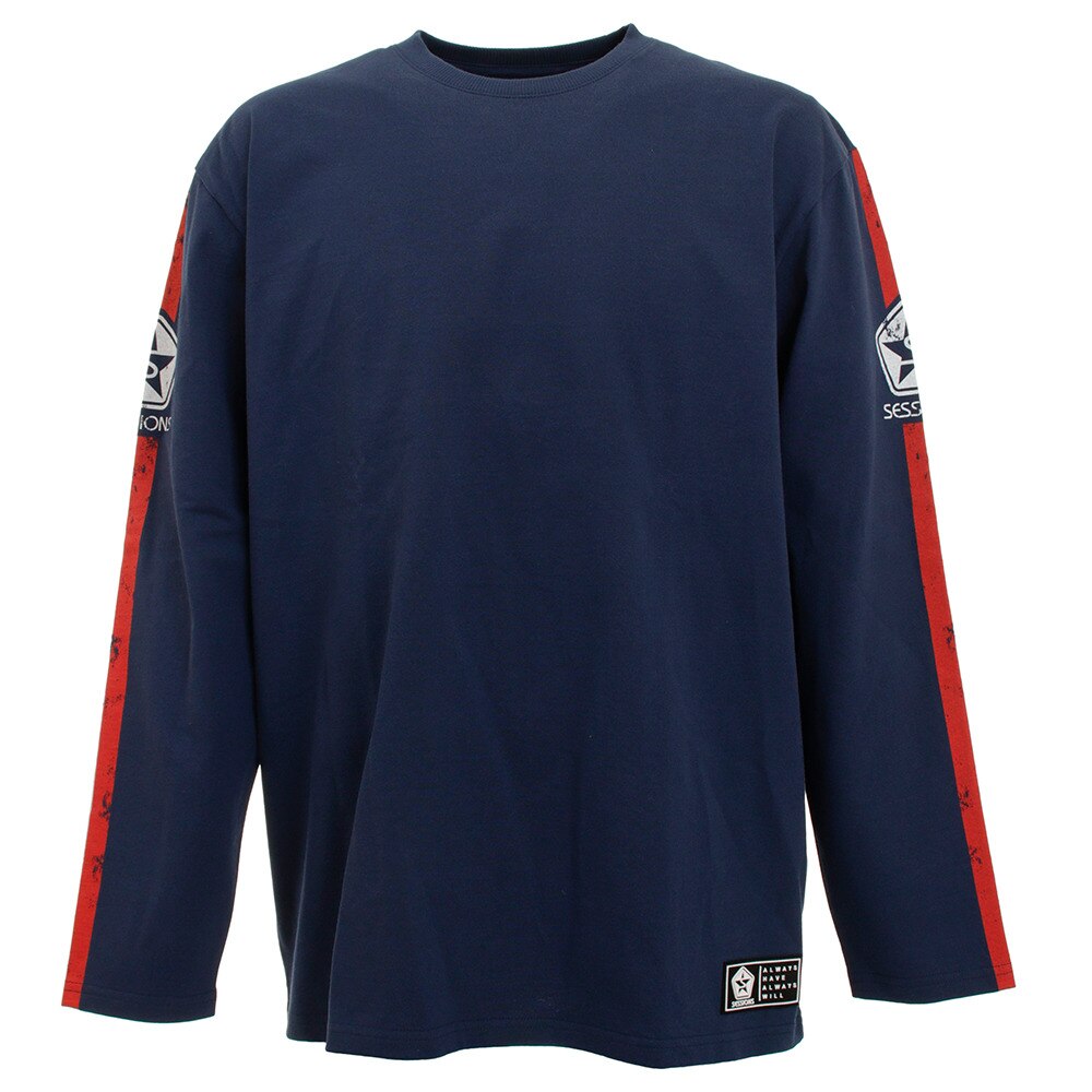  Tシャツ メンズ 長袖 SLEEVE LINE 207120 NAVY オンライン価格