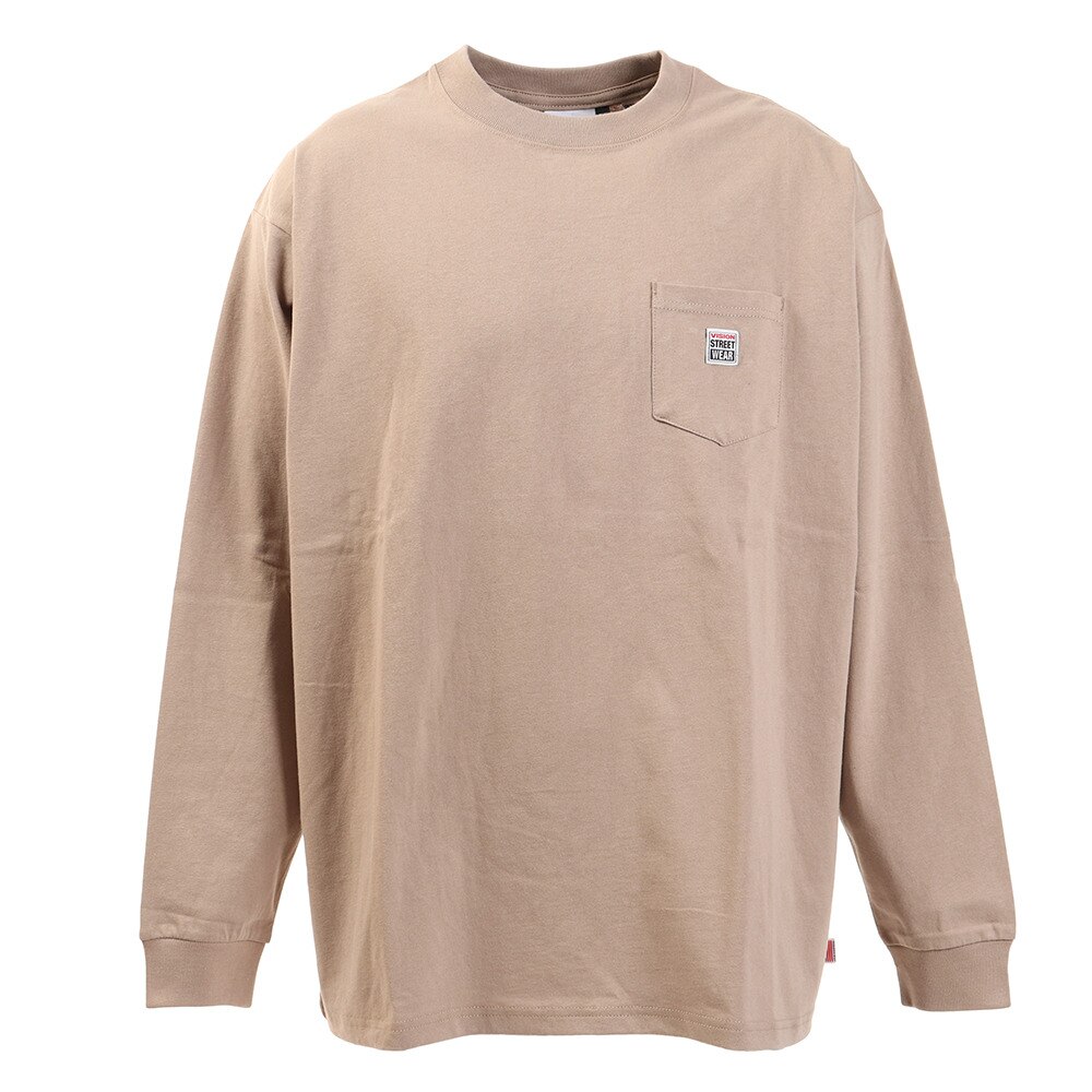  Tシャツ メンズ 長袖 USコットン 0323134-35BEI
