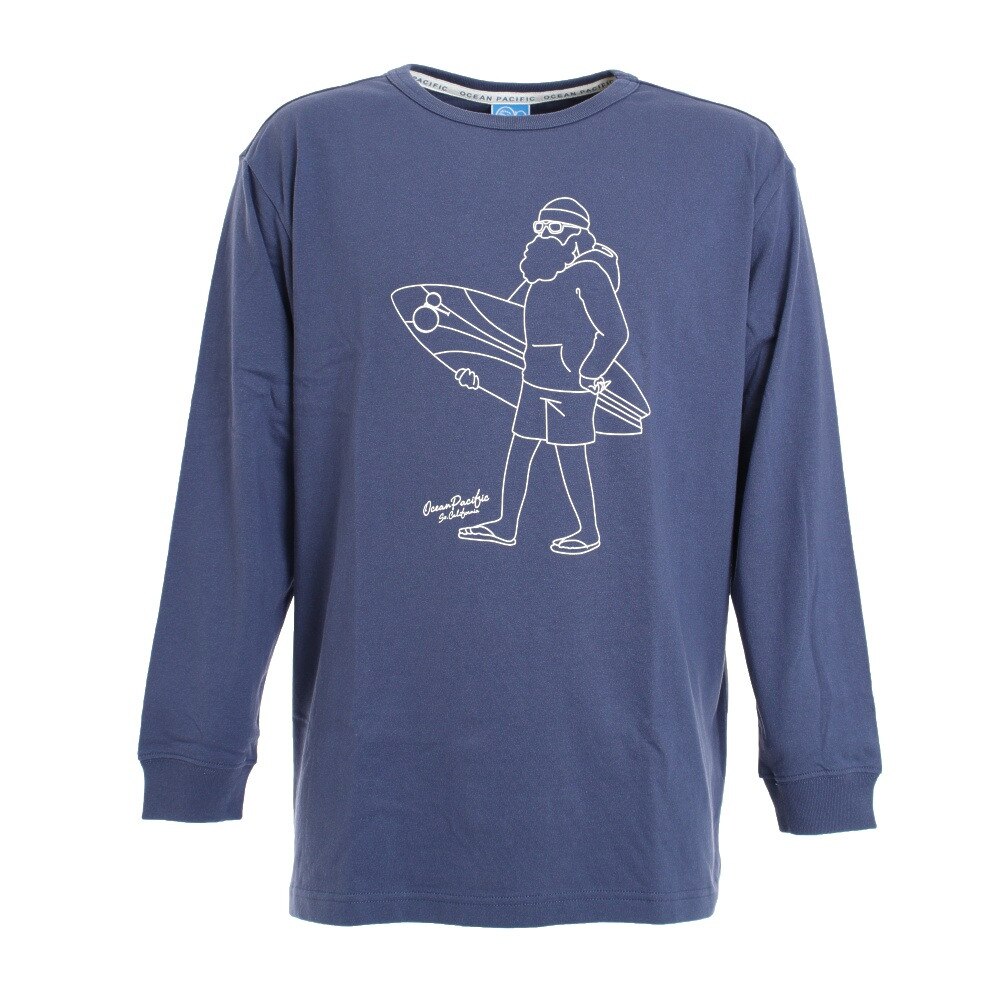  グラフィック 長袖Tシャツ 530079NVY オンライン価格