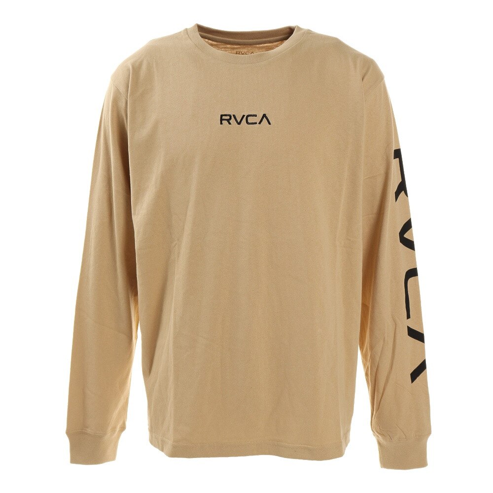  SMALL RVCA ロングスリーブＴシャツ 長袖 BA042055 BEG オンライン価格