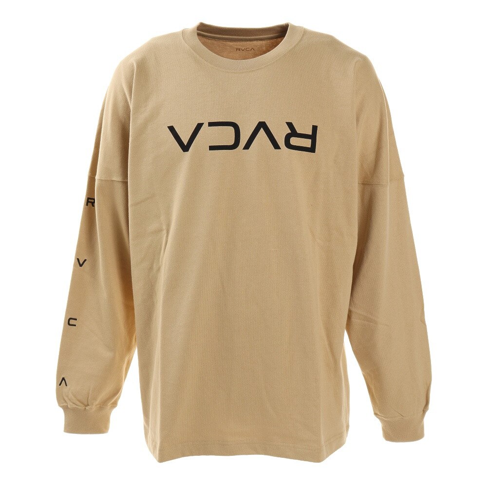  SMALL FLIP RVCA LT ロングスリーブＴシャツ 長袖 BA042060 BEG オンライン価格