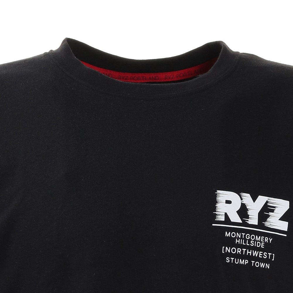 ライズ｜Tシャツ メンズ 長袖 WHEEL 869R1CD6260 BLK - スポーツ用品はスーパースポーツゼビオ