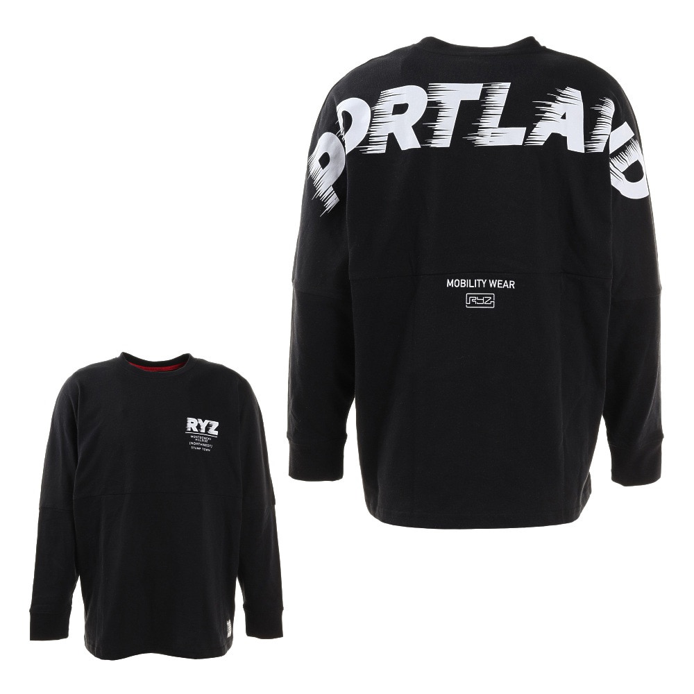 ライズ｜Tシャツ メンズ 長袖 WHEEL 869R1CD6260 BLK - スポーツ用品はスーパースポーツゼビオ
