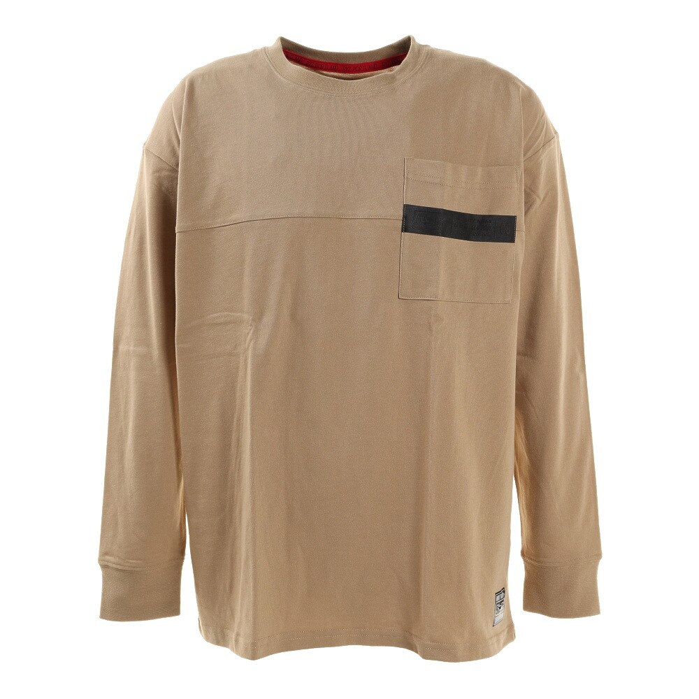  POCKET 長袖Tシャツ 869R1CD6276 BEG