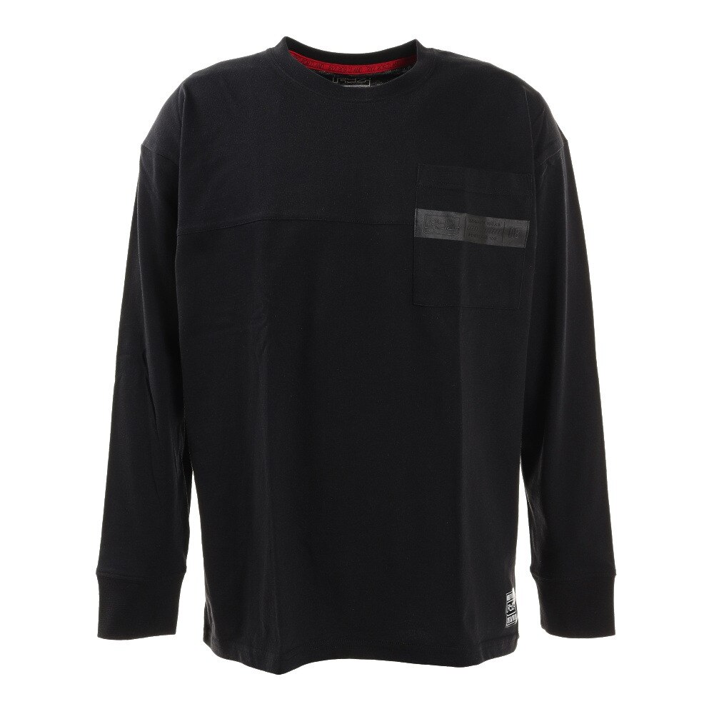 POCKET 長袖Tシャツ 869R1CD6276 BLK