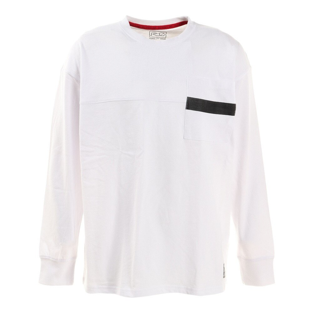  POCKET 長袖Tシャツ 869R1CD6276 WHT