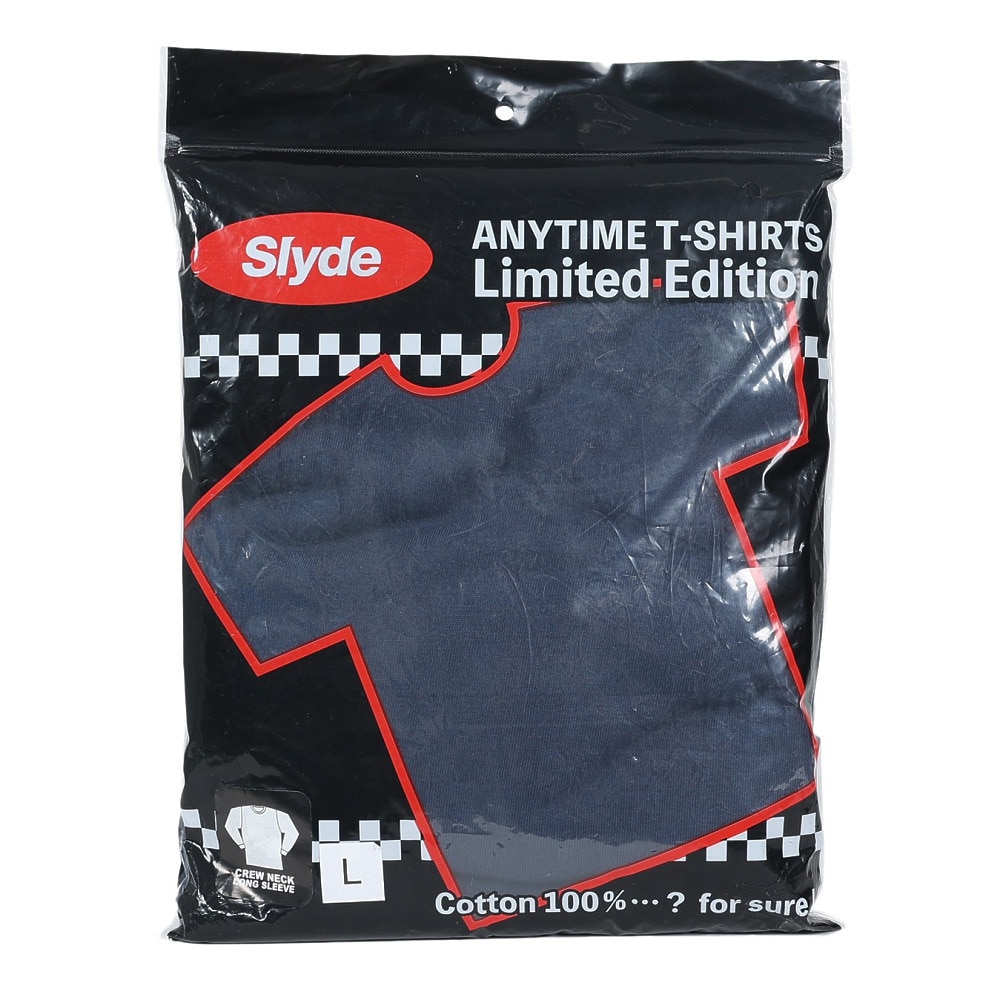 スライド（SLYDE）（メンズ）Tシャツ メンズ 長袖 スリーブ SL-ALL-003-NVY