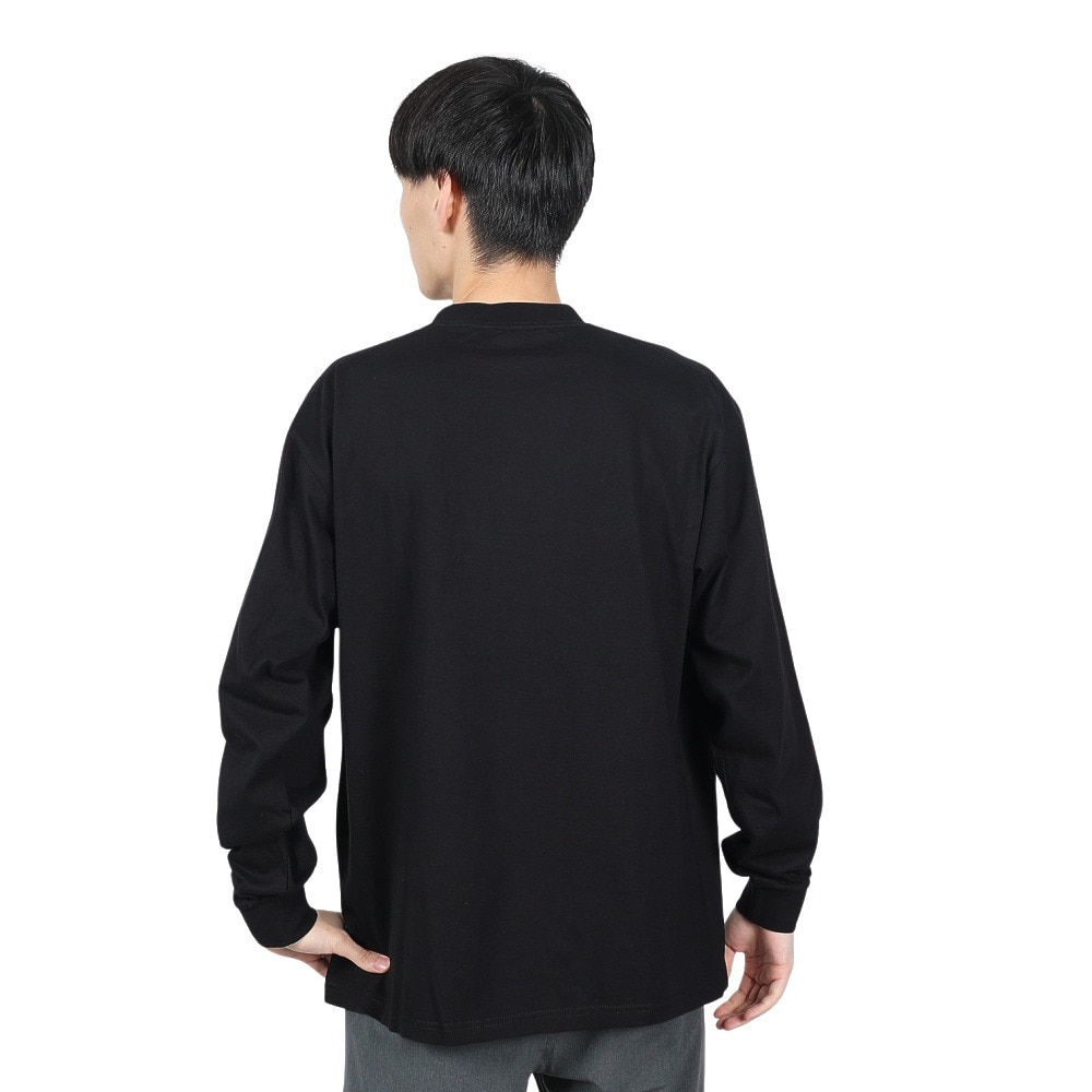 スライド（SLYDE）（メンズ）Tシャツ メンズ 長袖 スリーブポケット SL-ALL-004-BLK