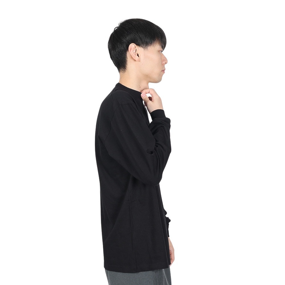 スライド（SLYDE）（メンズ）Tシャツ メンズ 長袖 スリーブポケット SL-ALL-004-BLK