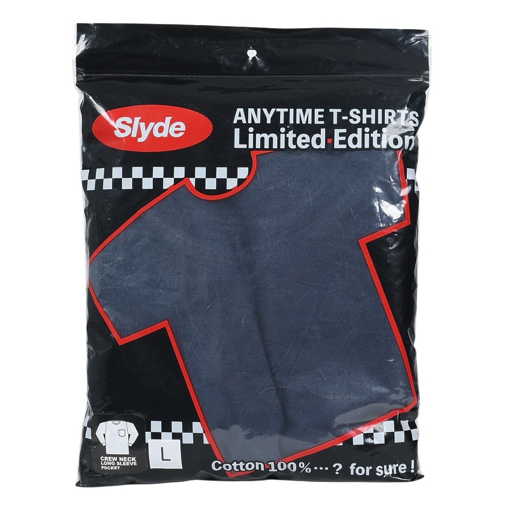スライド（SLYDE）（メンズ）Tシャツ メンズ 長袖 スリーブポケット SL-ALL-004-NVY