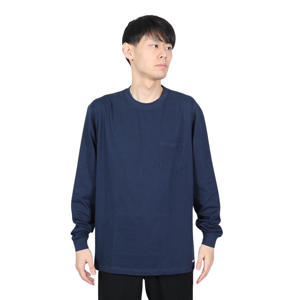 スライド（SLYDE）（メンズ）Tシャツ メンズ 長袖 スリーブポケット SL-ALL-004-NVY