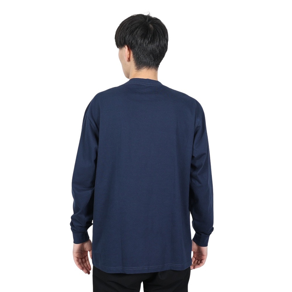 スライド（SLYDE）（メンズ）Tシャツ メンズ 長袖 スリーブポケット SL-ALL-004-NVY