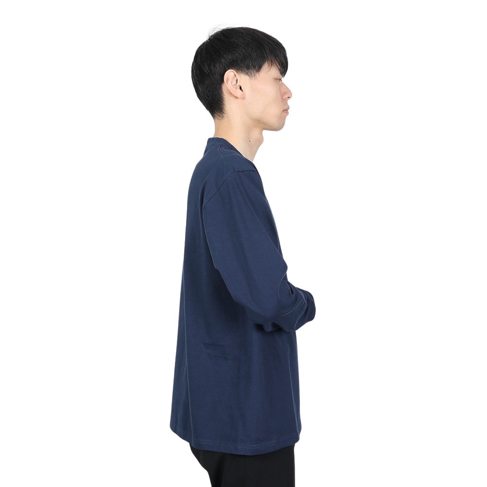スライド（SLYDE）（メンズ）Tシャツ メンズ 長袖 スリーブポケット SL-ALL-004-NVY