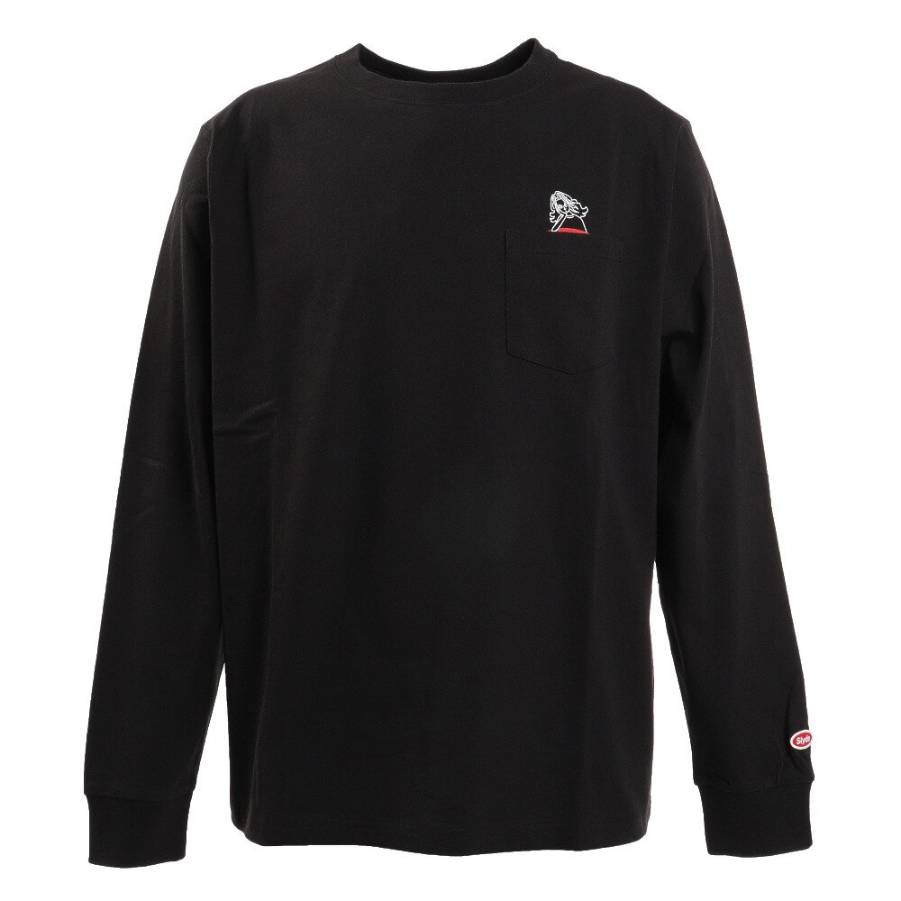  TAKEUCHI ATSUSHI 長袖Tシャツ GO SKATE sl2021ss001-a-BLK