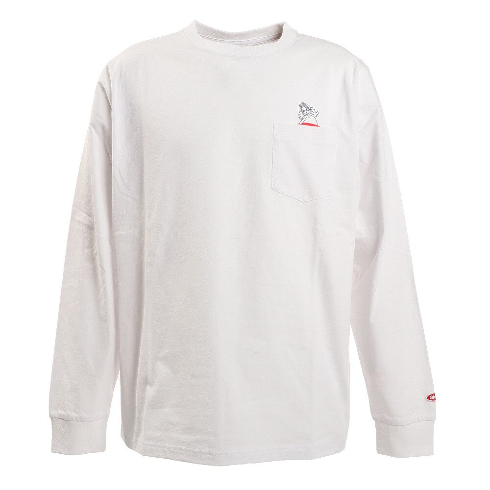  TAKEUCHI ATSUSHI 長袖Tシャツ GO SKATE sl2021ss001-a-WHT