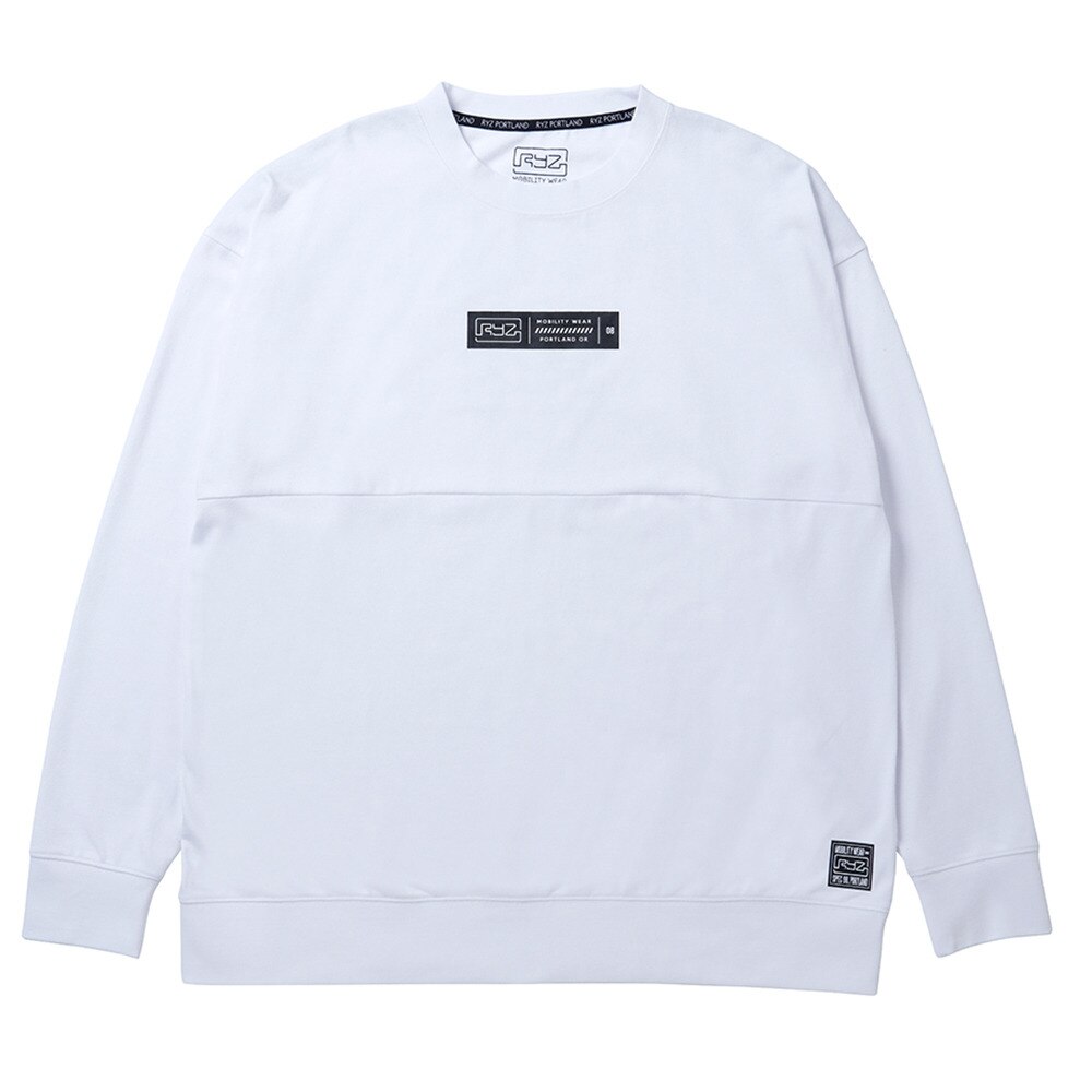 ライズ（RYZ）（メンズ）BAR LOGO BGT 長袖Tシャツ 869R1CD3020 WHT