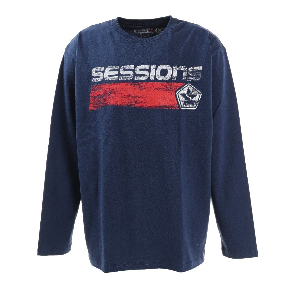 セッションズ（SESSIONS）（メンズ）VITAL STAR 長袖Tシャツ 217178 NVY