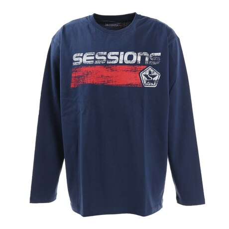 セッションズ（SESSIONS）（メンズ）VITAL STAR 長袖Tシャツ 217178 NVY